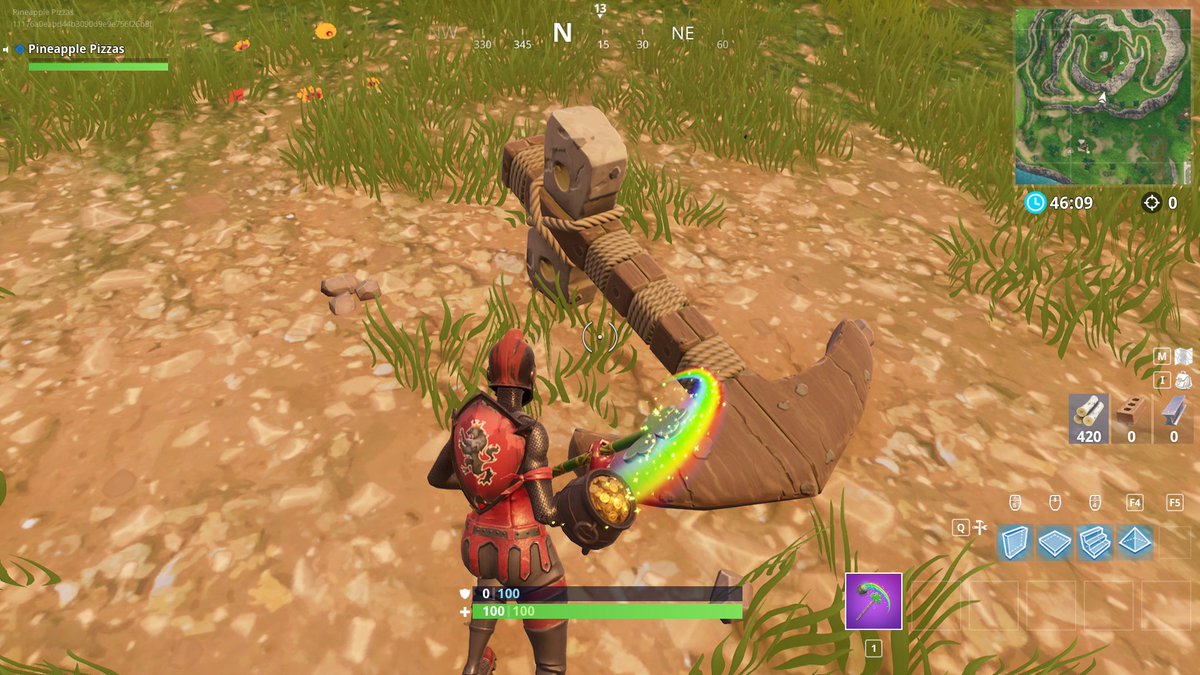 Anchor Appears From Portal/Rift on Mountain Near Greasy Grove