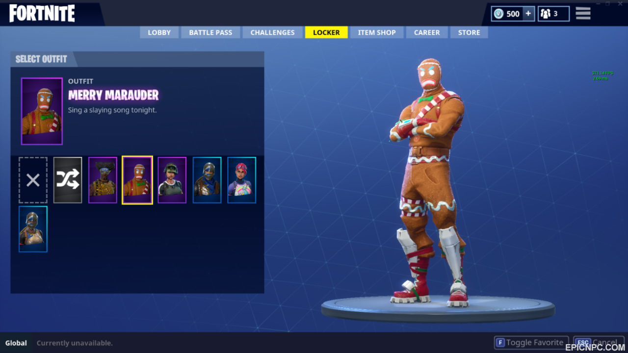 MERRY MARAUDER Item shop return