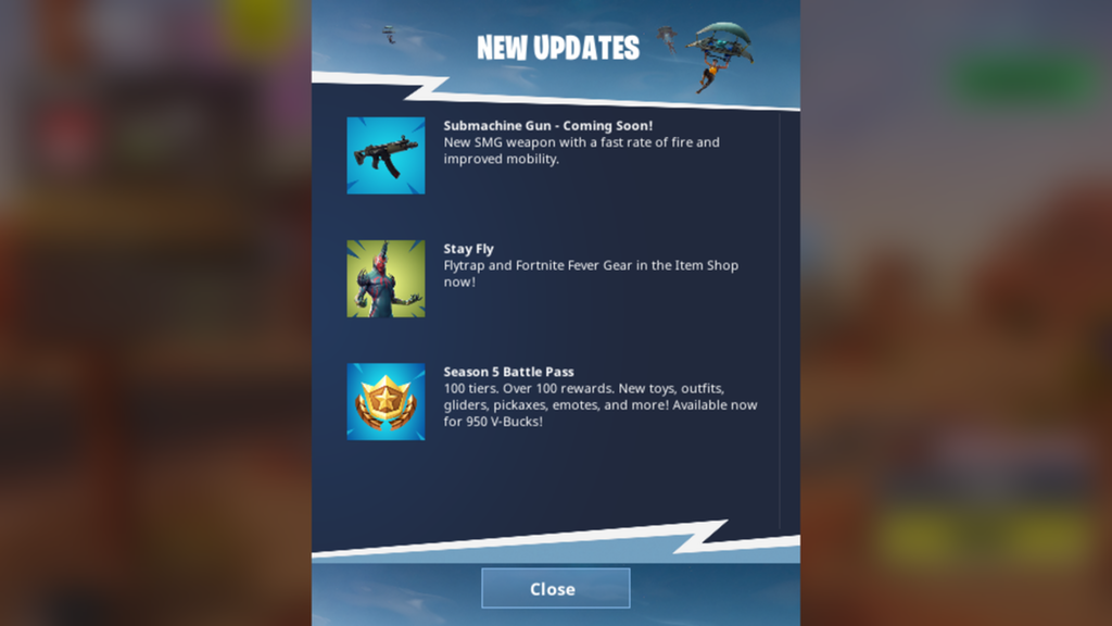 New Submachine for Fortnite