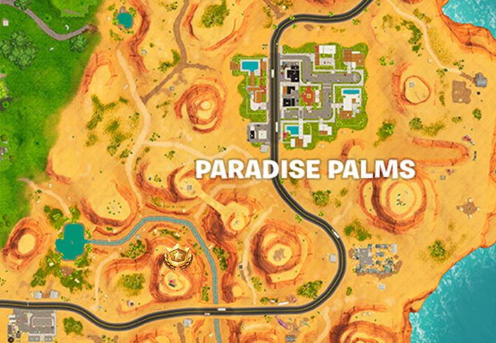 Search between an Oasis Rock Archway and Dinosaurs location of star