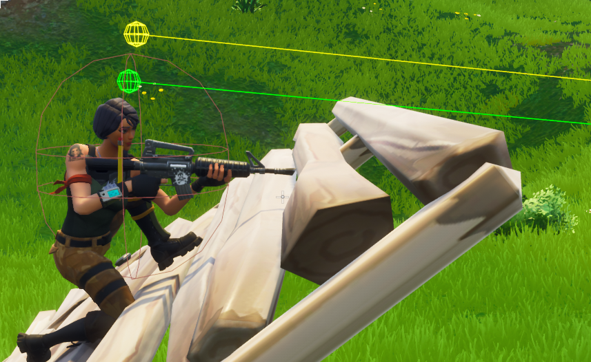 Side view Fortnite