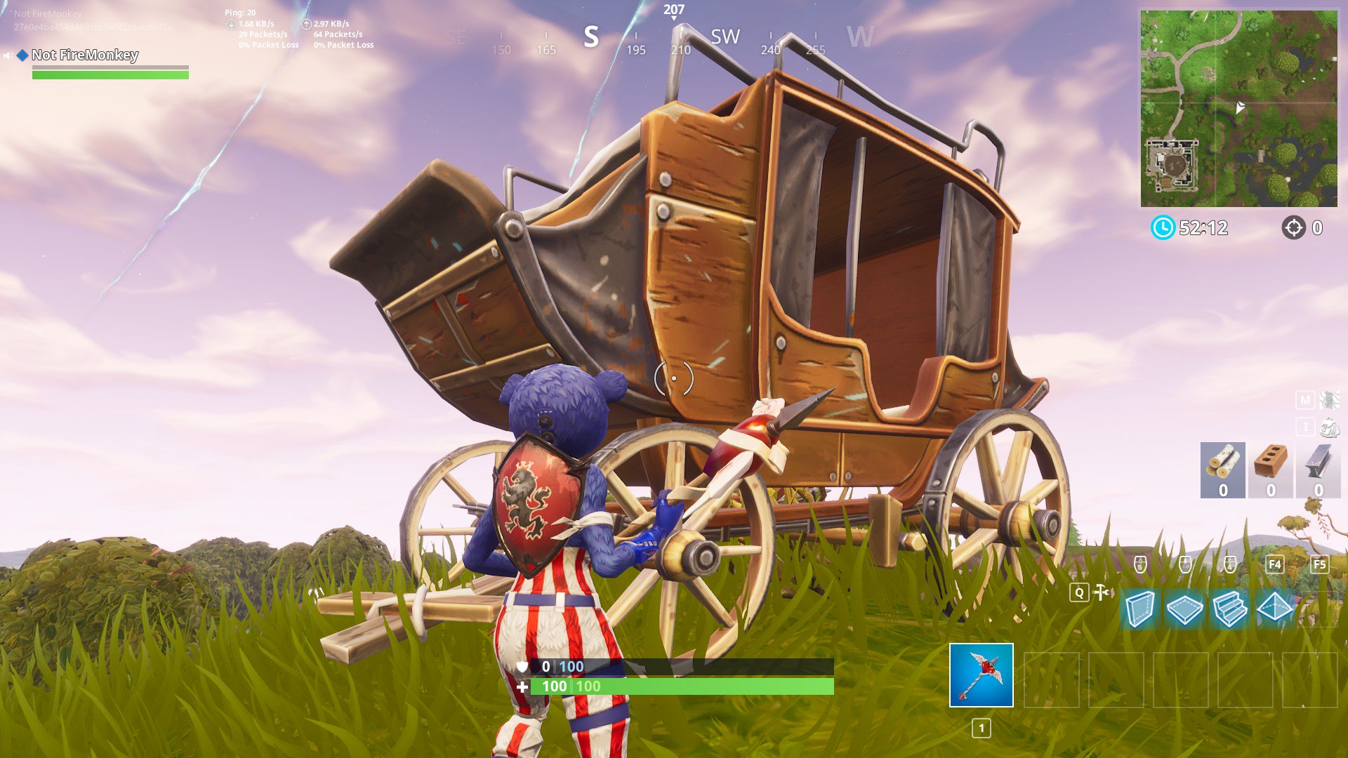 Wagon Oddity Appears From Moisty Mire Portal/Rift