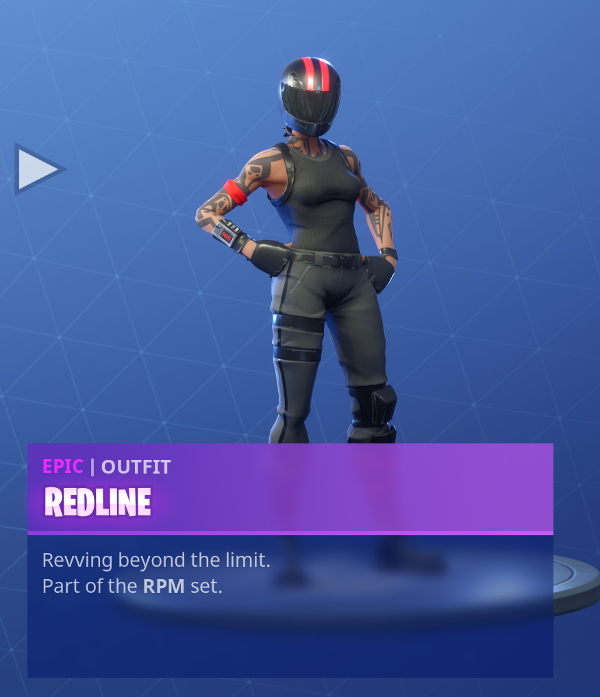 Fortnite Season 5 Battle Pass Tier 23 Redline Skin/Outfit