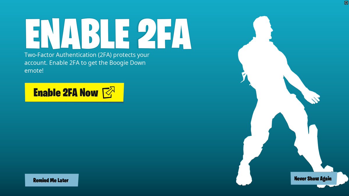 Boogie Down Emote 2FA Fortnite