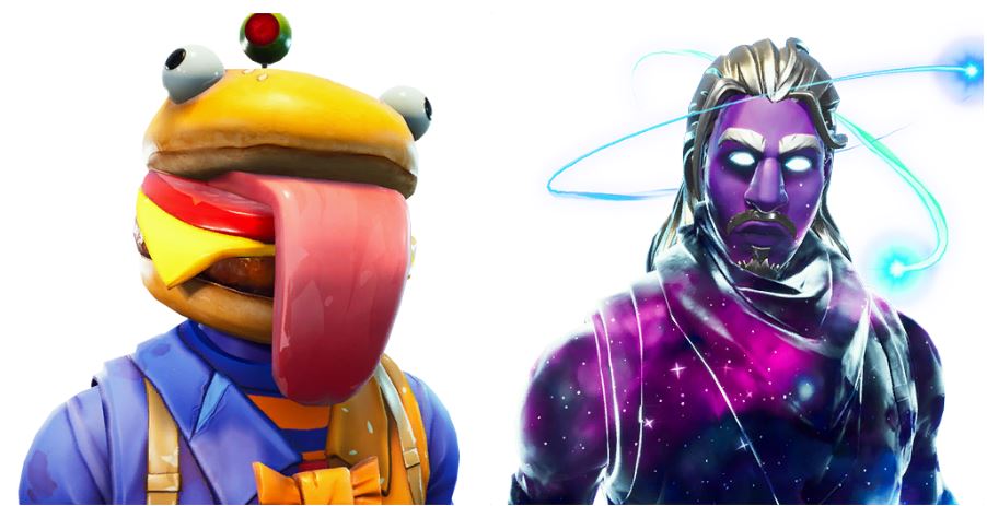 Burger Boss and Galaxy Leaked Fortnite Skins
