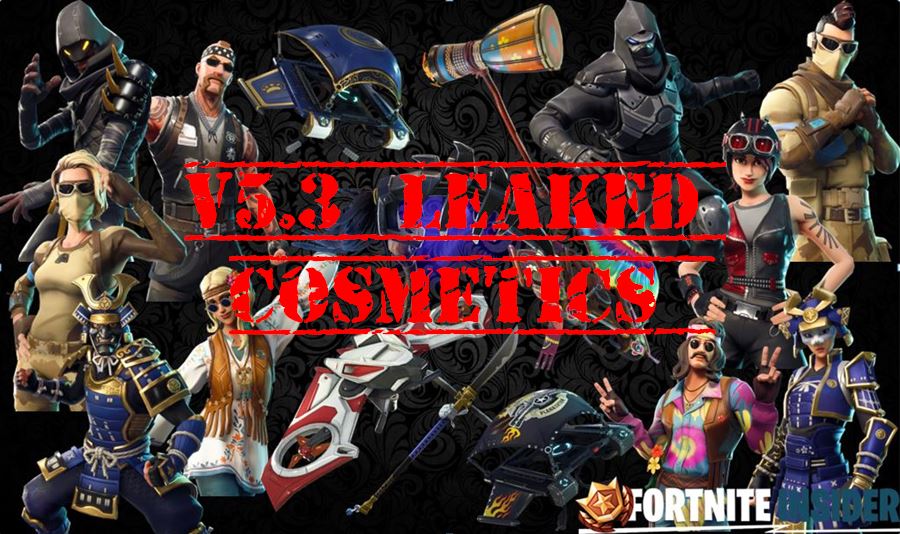 Fortnite Leaked Skin & Cosmetics for v5.3 l