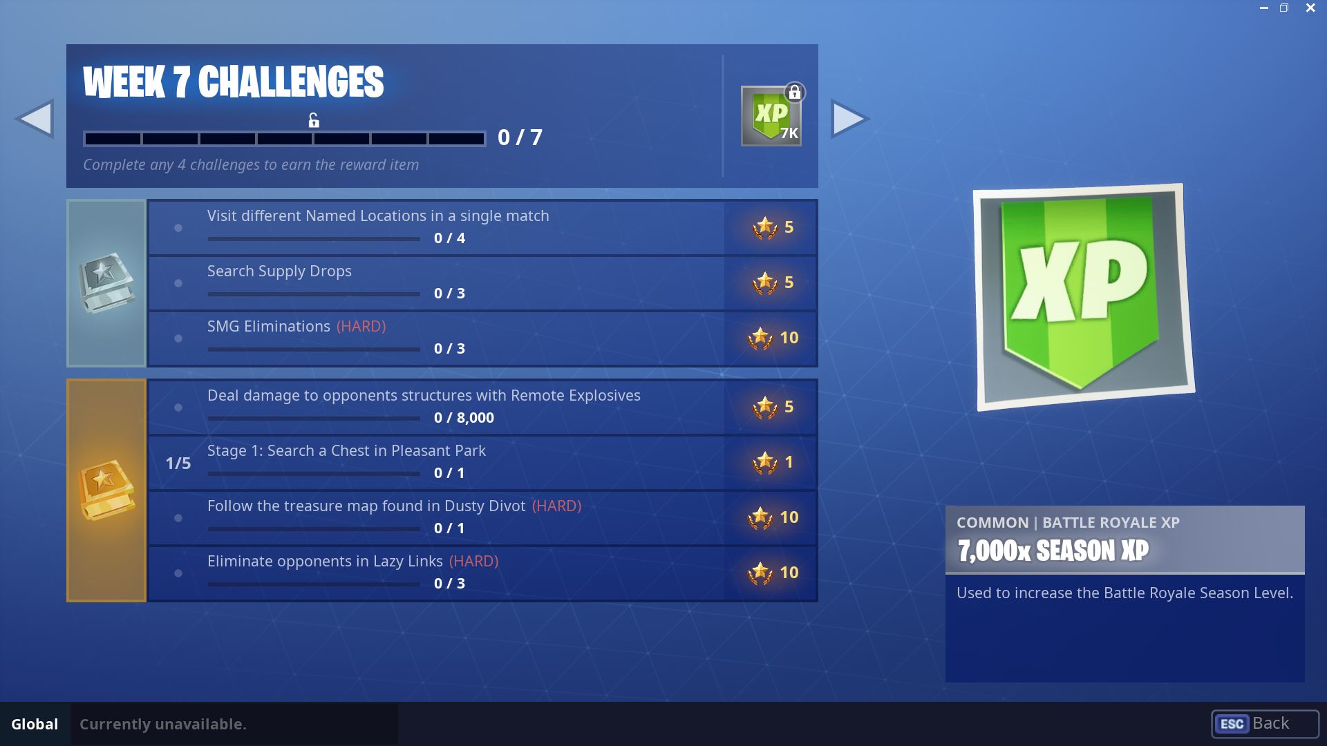 Fortnite Season 5, Week 7 Challenges Official