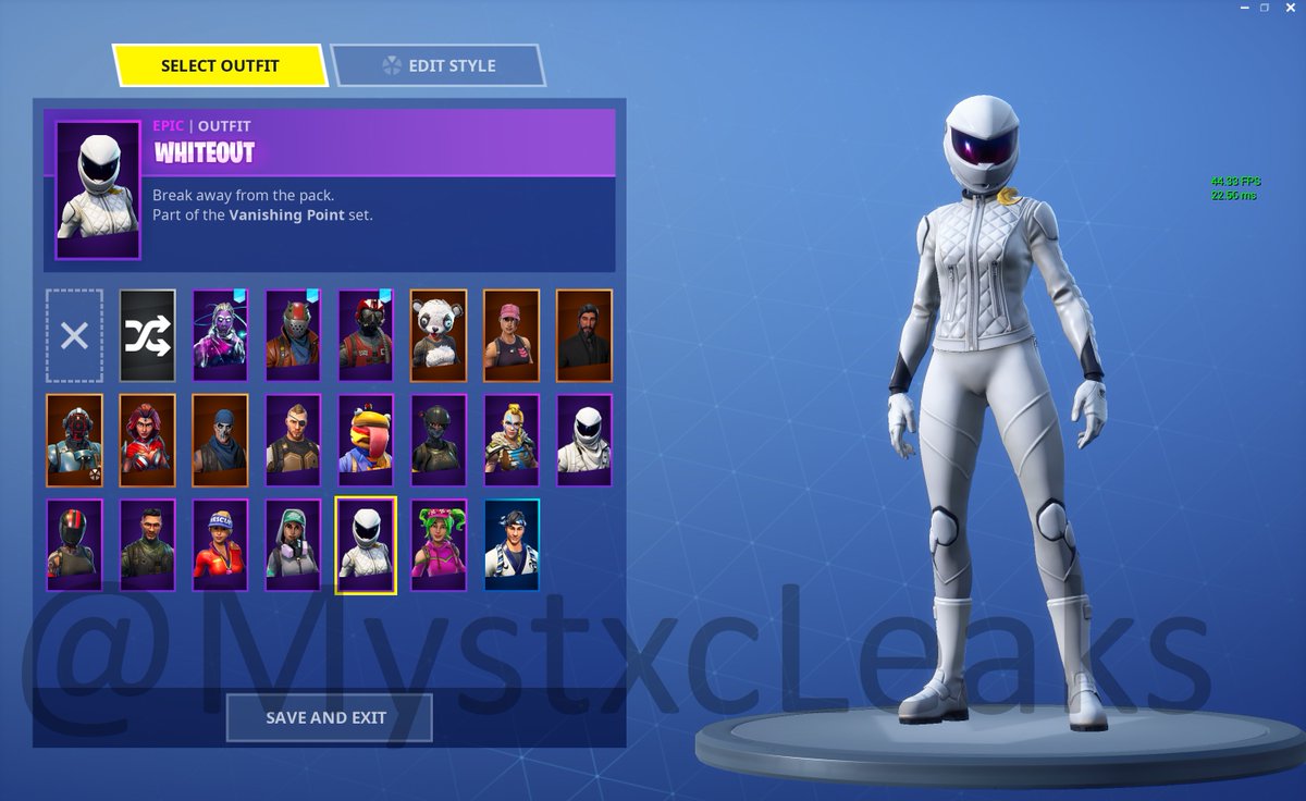 Fortnite Whiteout Skin