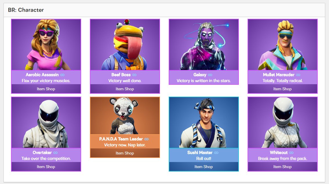 Galaxy Non item Shop