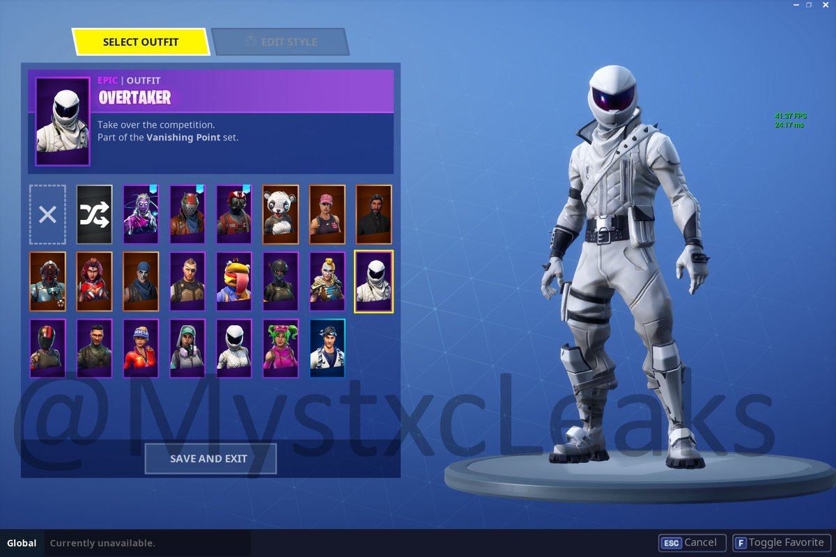 Overtake skin Fortnite