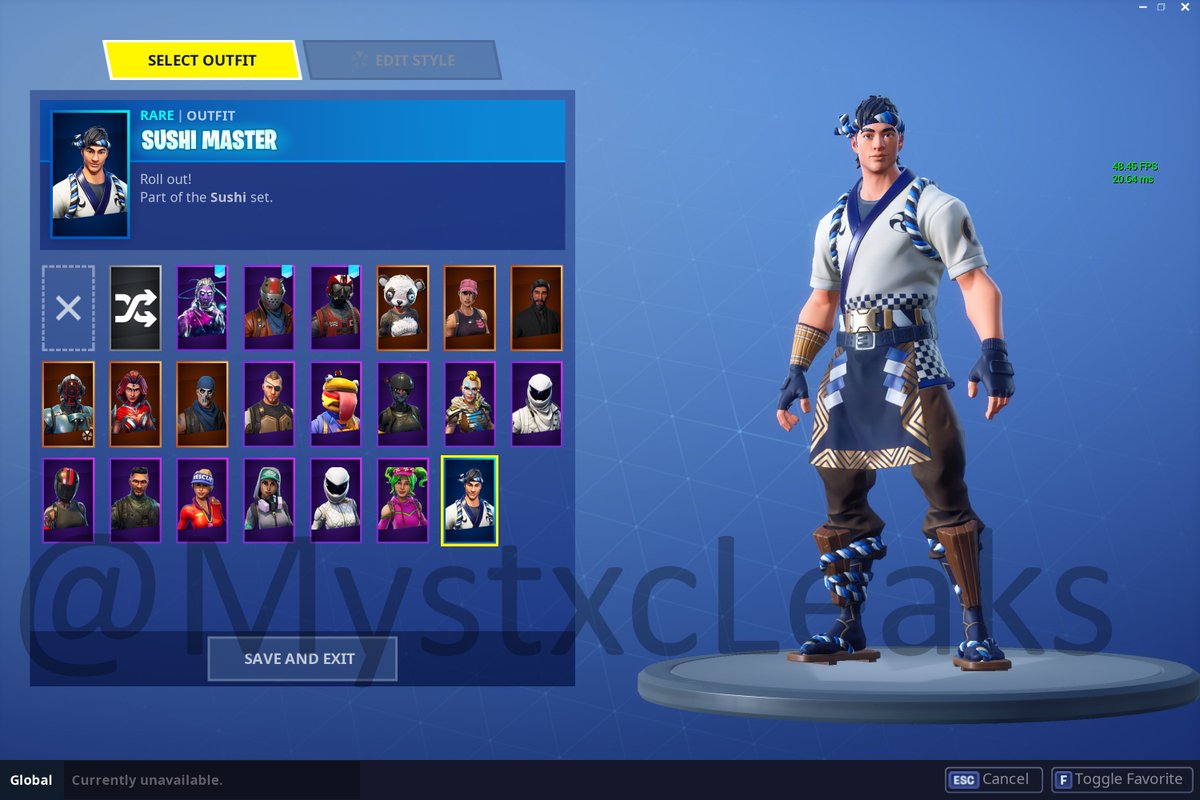 Sushi Master Fortnite skin