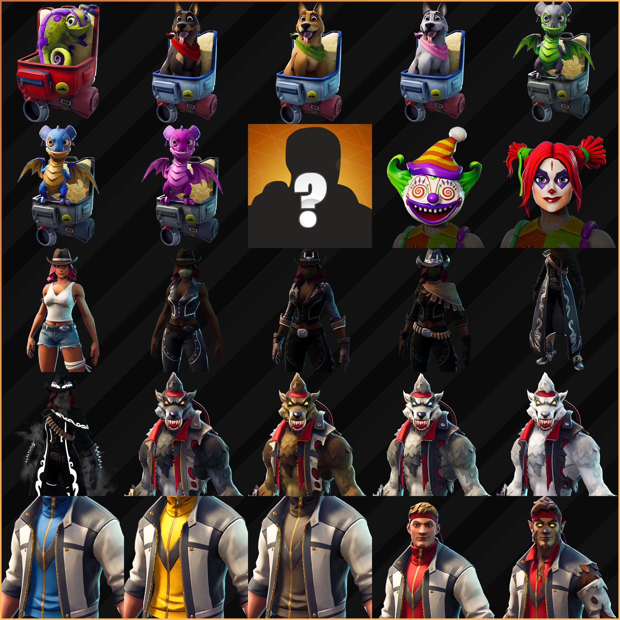 All Skin Variations
