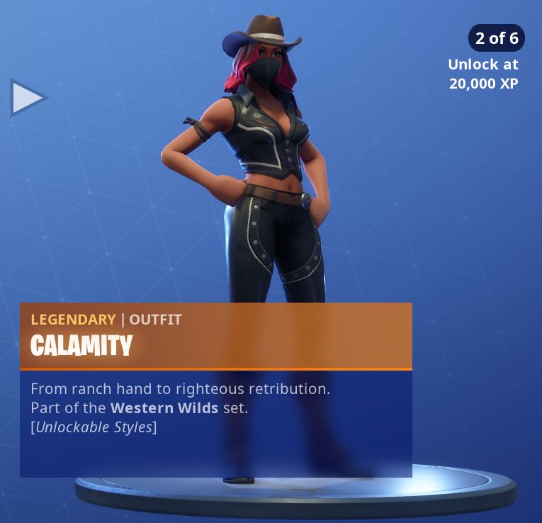 Calamity Unlockable Style 2