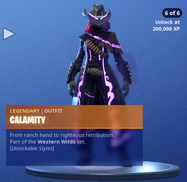 Calamity Unlockable Style 6