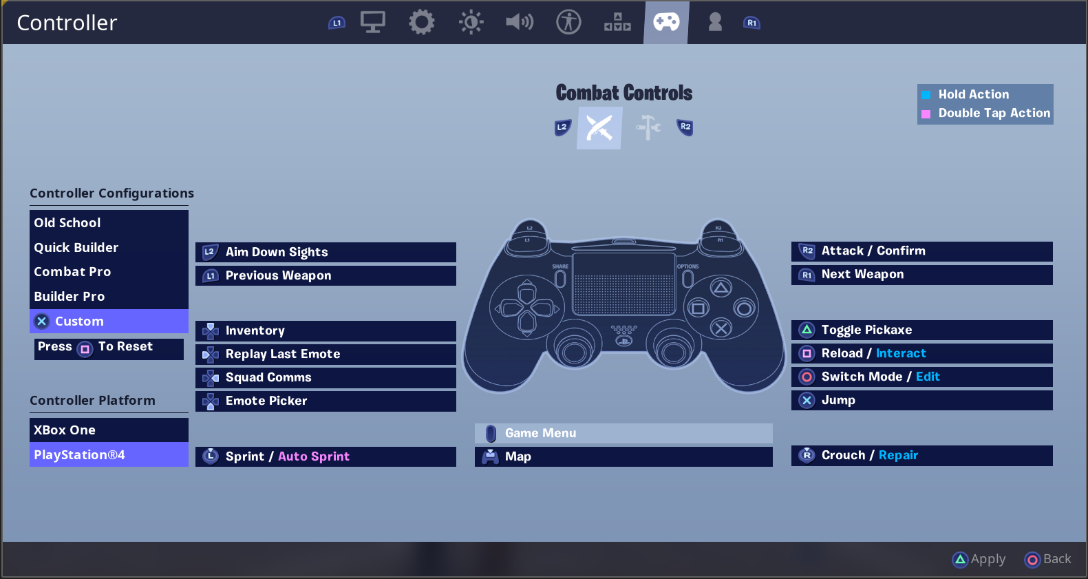 Custom Bindings Fortnite