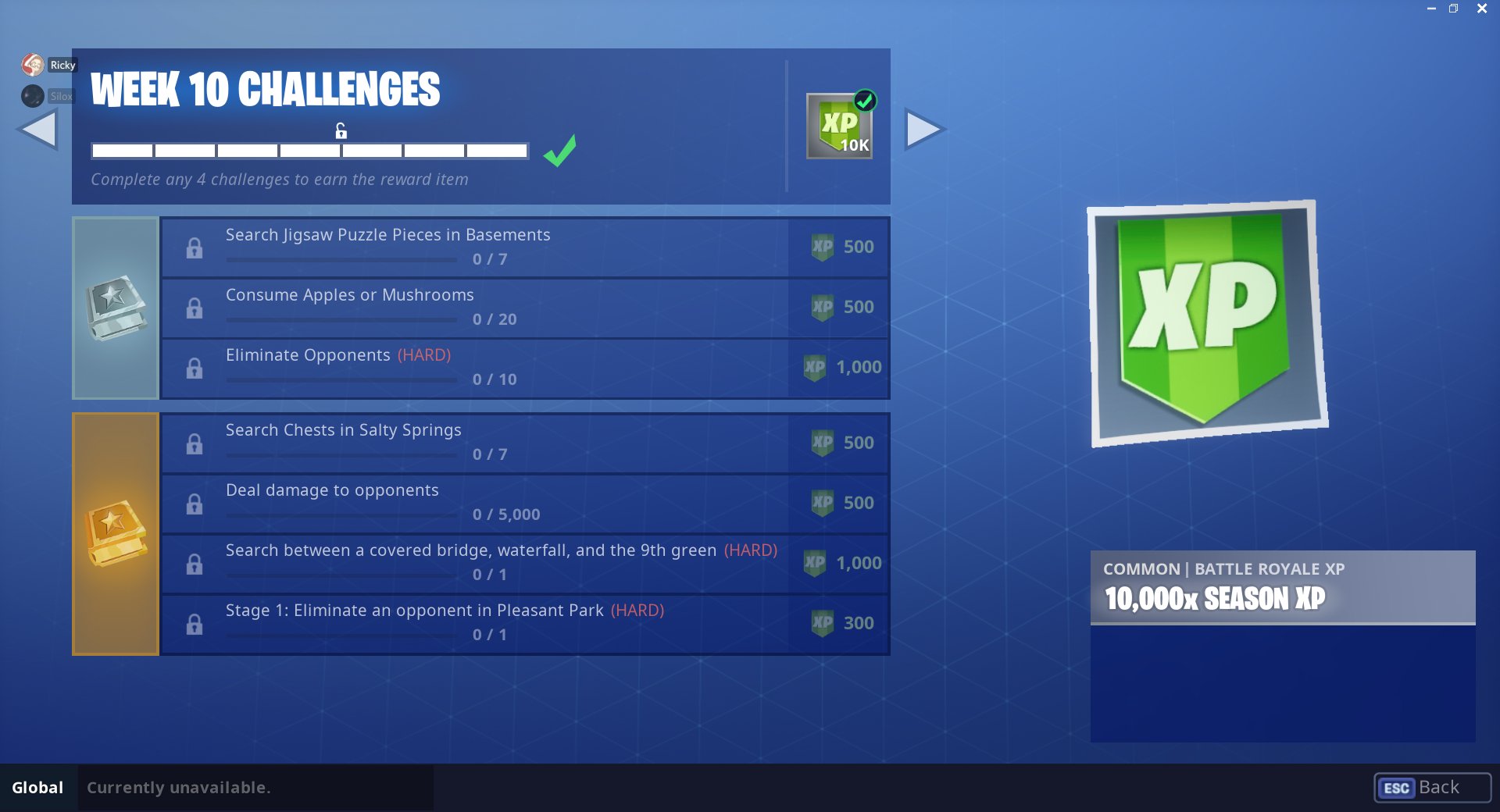 Fortnite Leaked Challenges for Season 5, Week 10