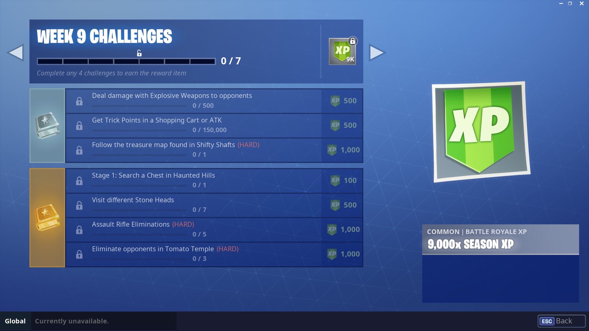 Fortnite Season 5, Week 9 Leaked Challenges