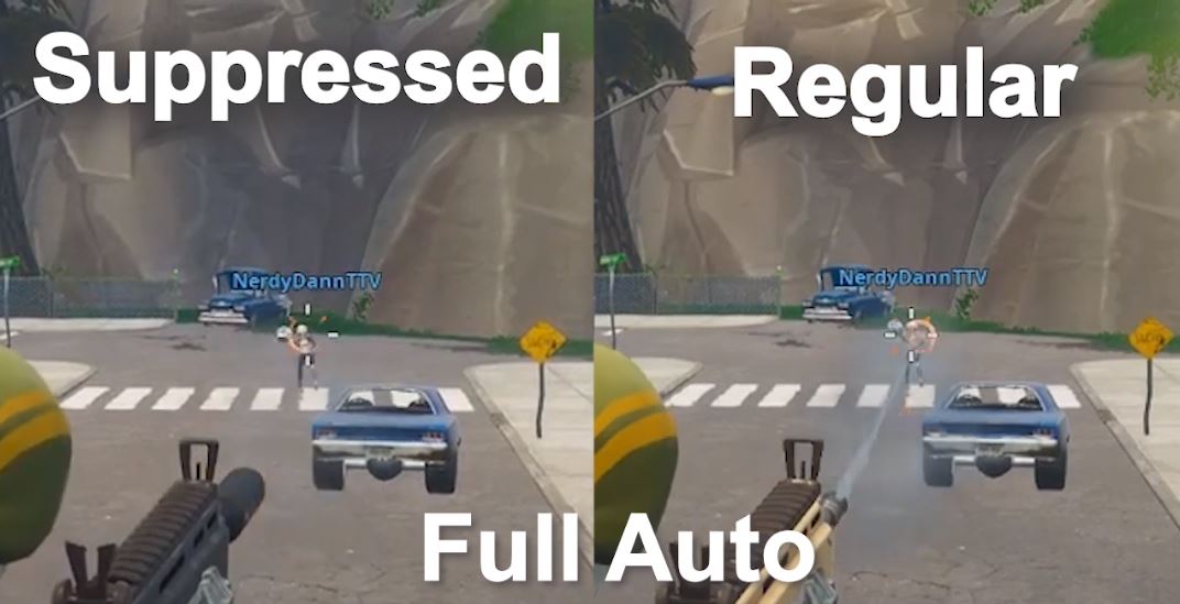 Suppressed ar vs scar fortnite battle royale