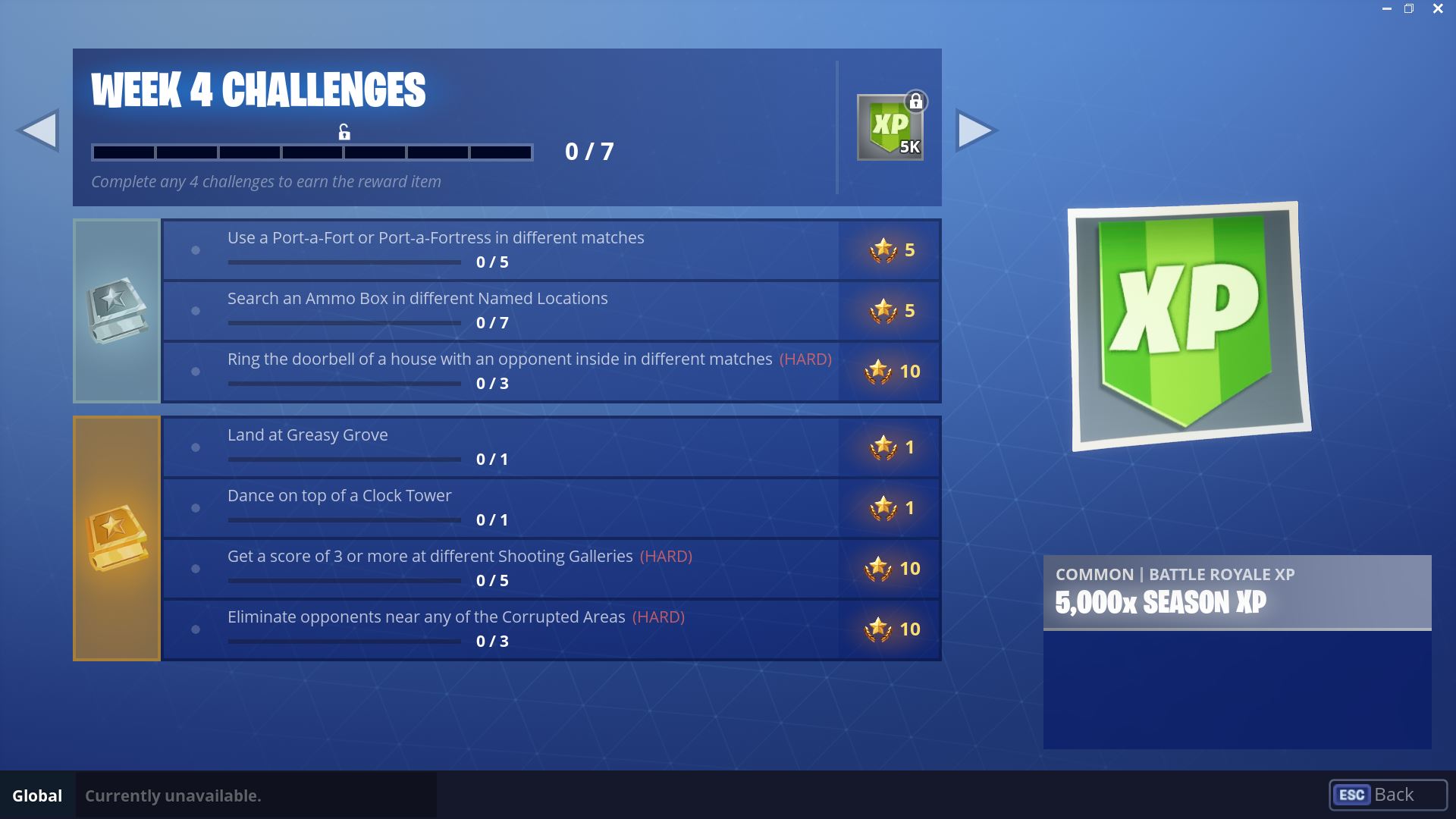 Fortnite Season 6, Week 4 Challenges