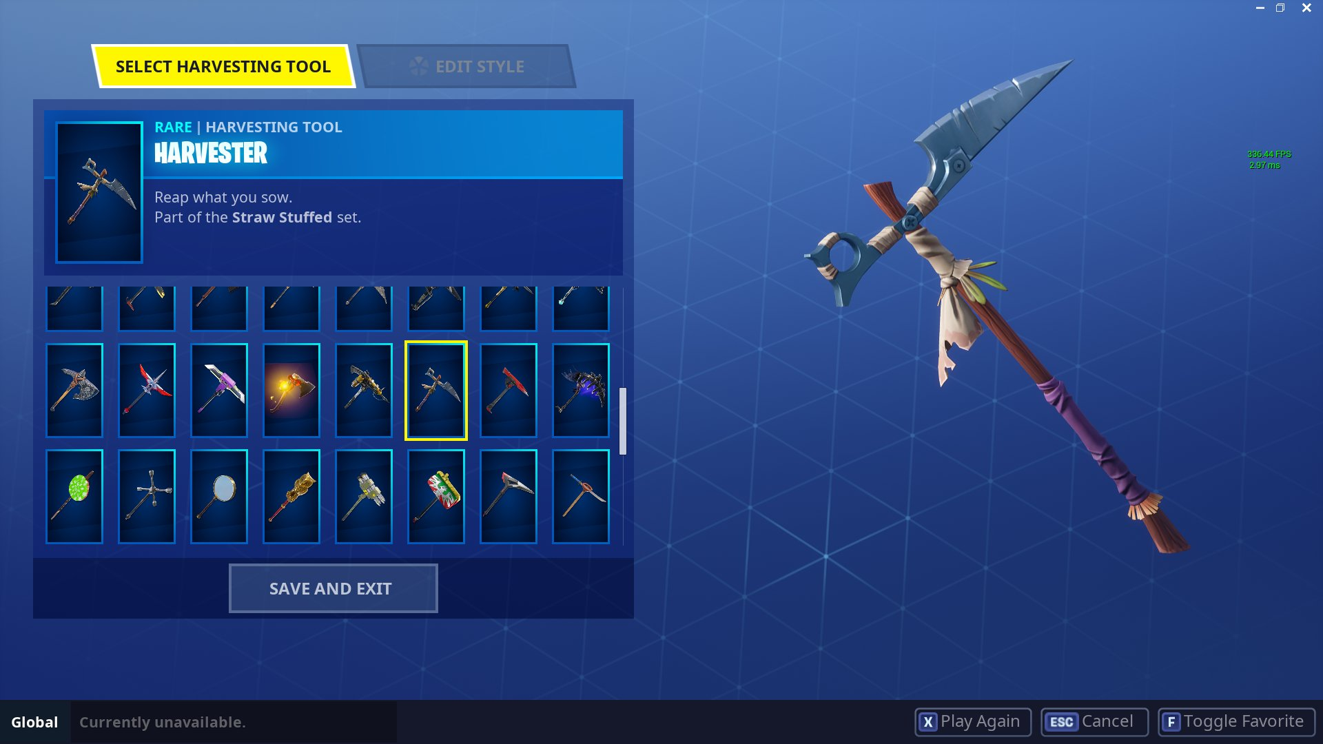 Harvester in-game