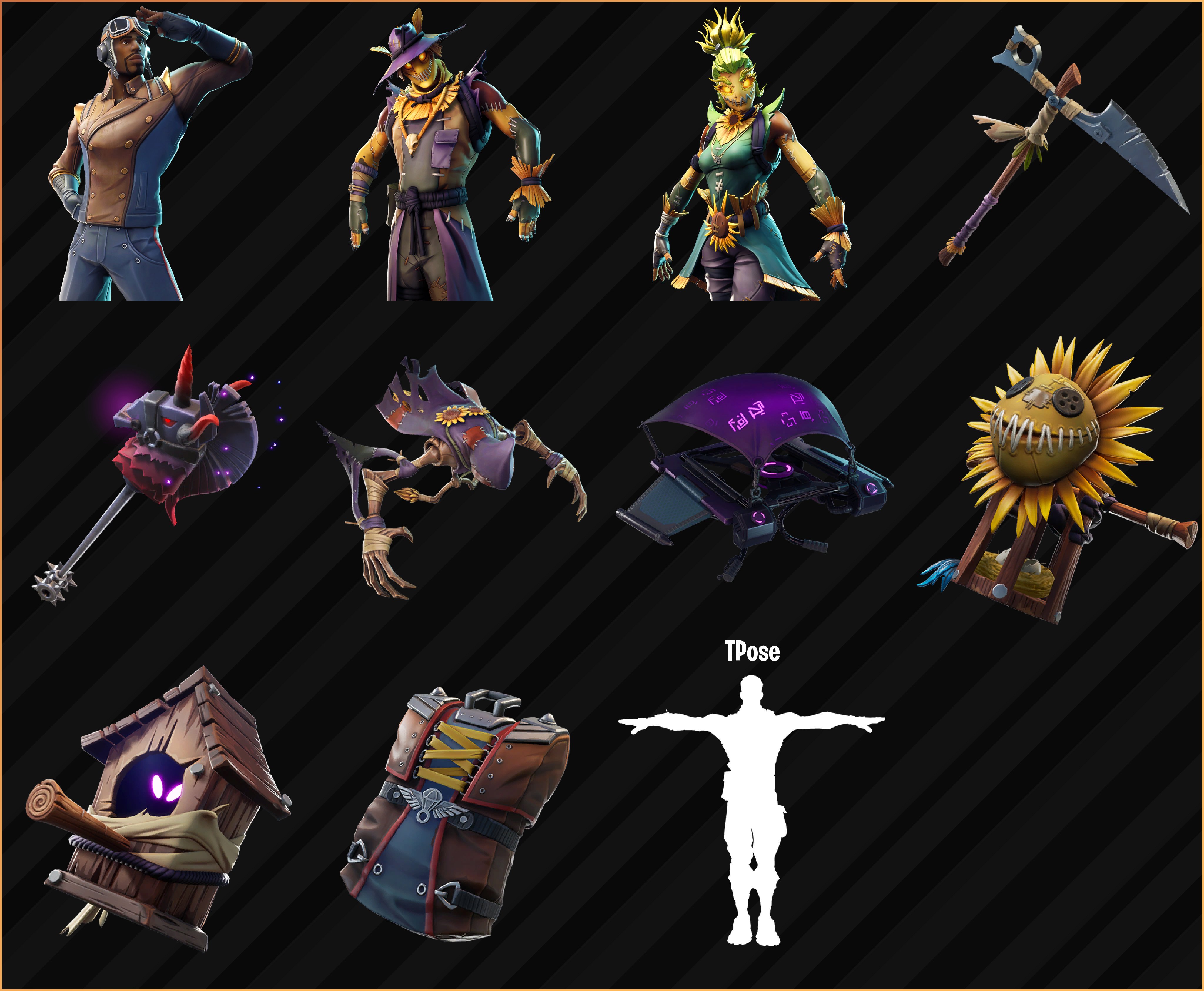 New Fortnite Leaked Cosmetics Found in v6.01