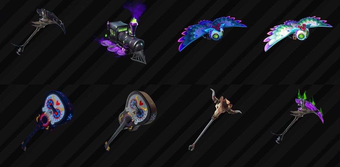 Leaked Fortnite Cosmetics Found in v6.2 – Pickaxes and Gliders