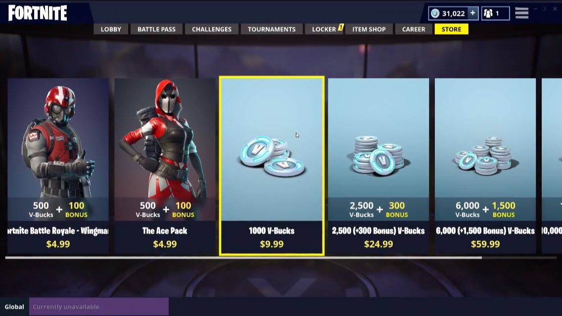 Tournament Tab in Fortnite