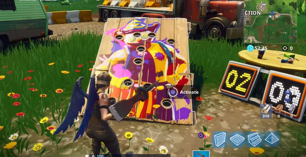 Carnival Clown Board Locations in Fortnite