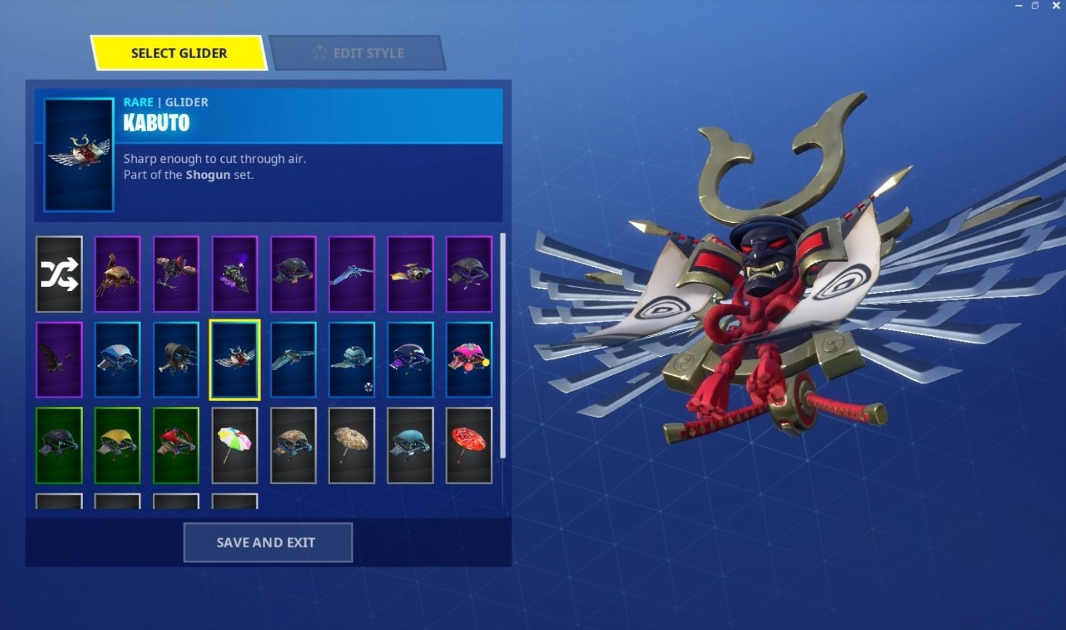 Kabuto Fortnite Glider