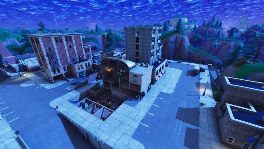 Tilted Towers in Fortnite Battle Royale