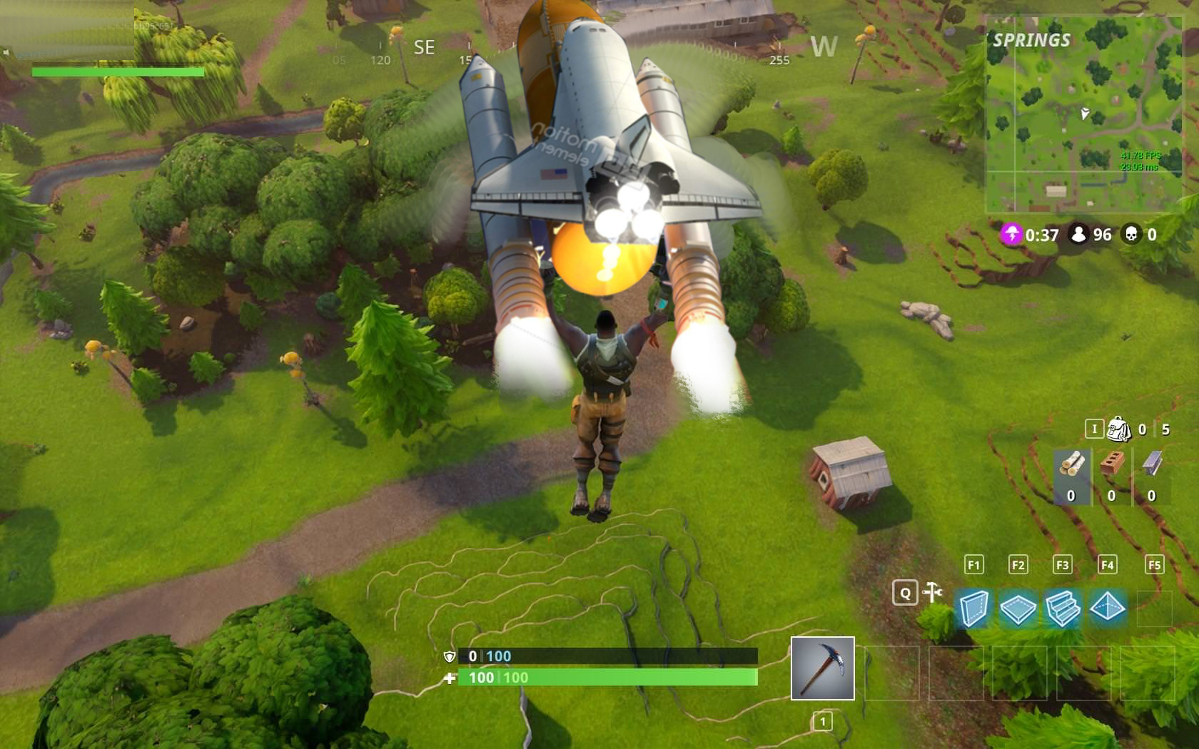 Fortnite Bumble Vehicle Plane