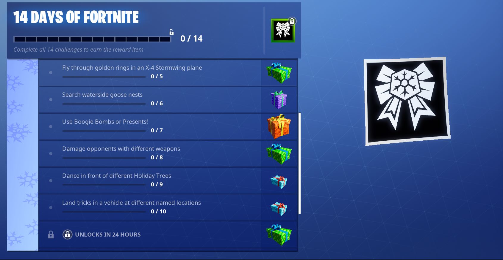 14 Days of Fortnite day 10 challenge