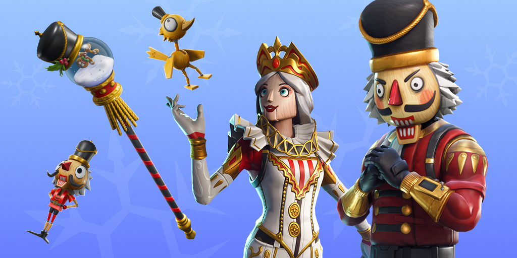 Crackshot and Crackabella Fortnite Christmas Skins