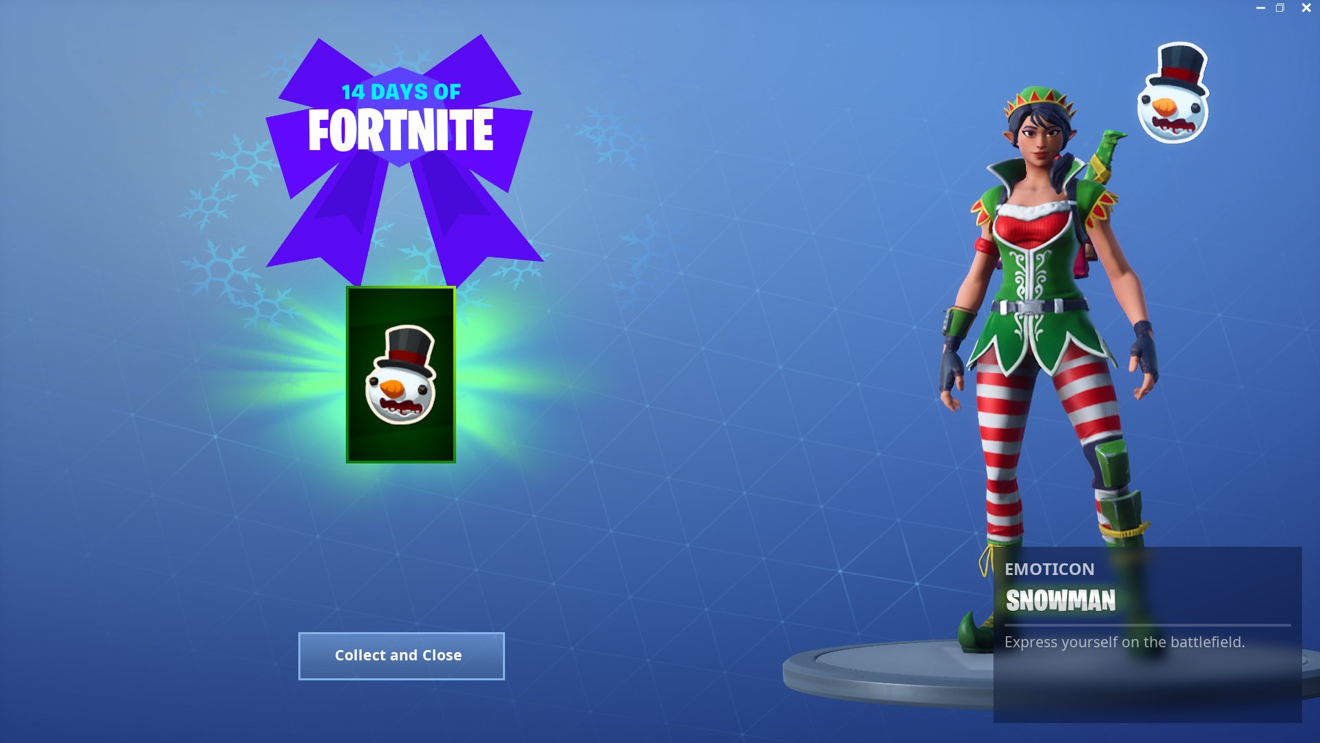 Day 4 Fortnite Reward