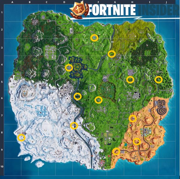Fly through golden rings in an X-4 Stormwing Plane Locations