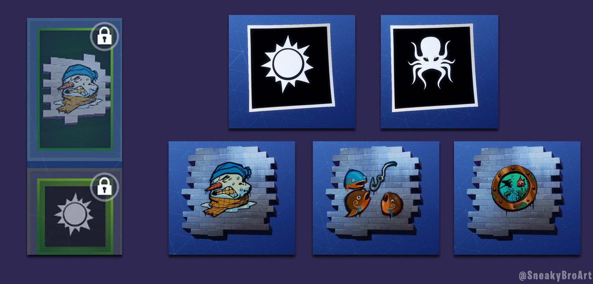 Fortnite Season 7 Battle Pass Sprays