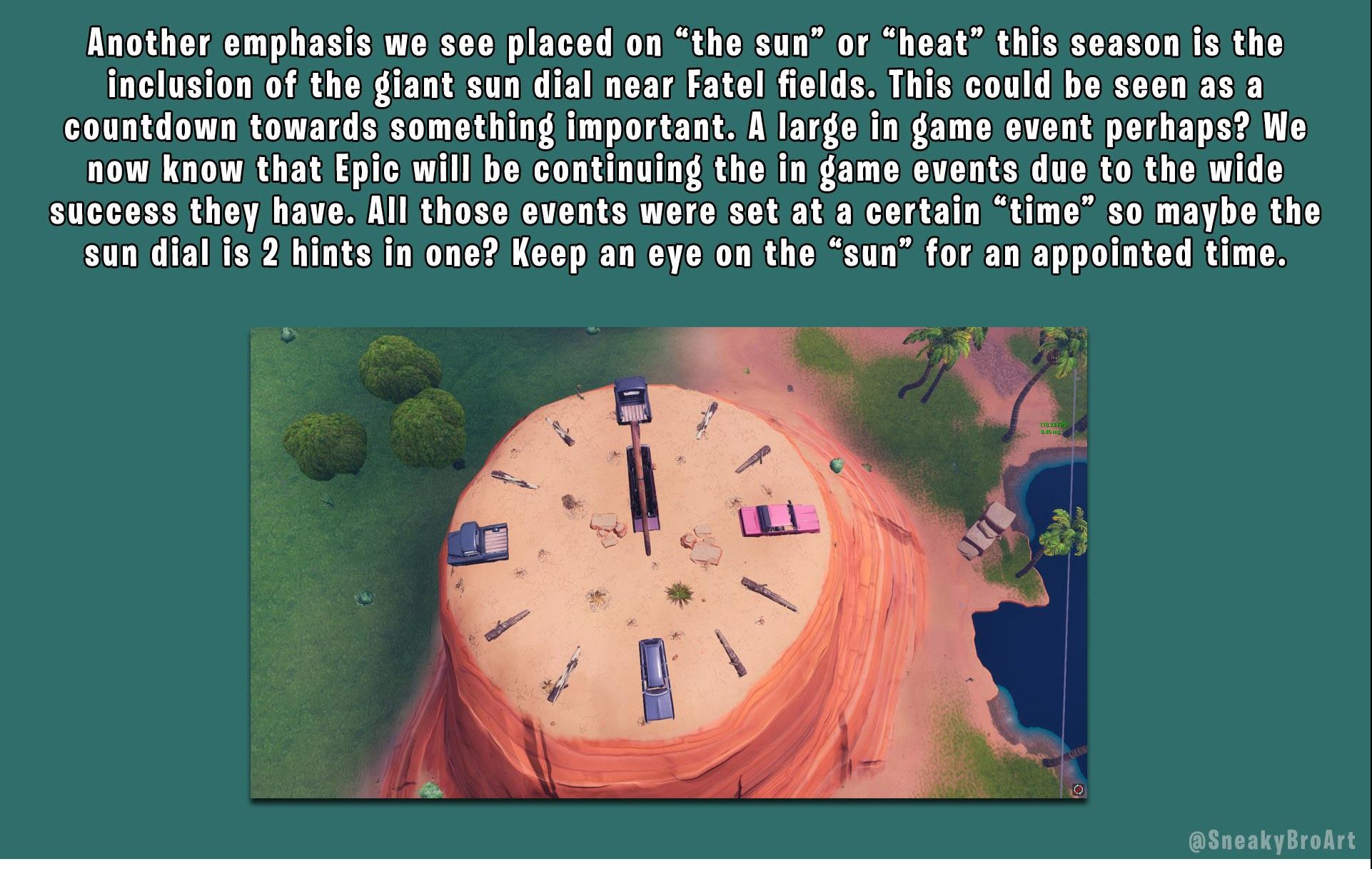 Make-Shift Sundial in Fortnite v7.00