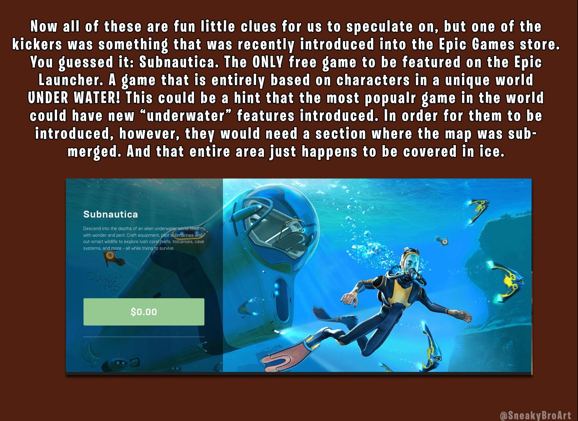 Epic Games Subnautica