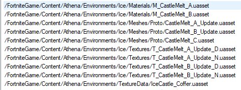 Fortnite Polar Peak Snow Melting Leaked Files