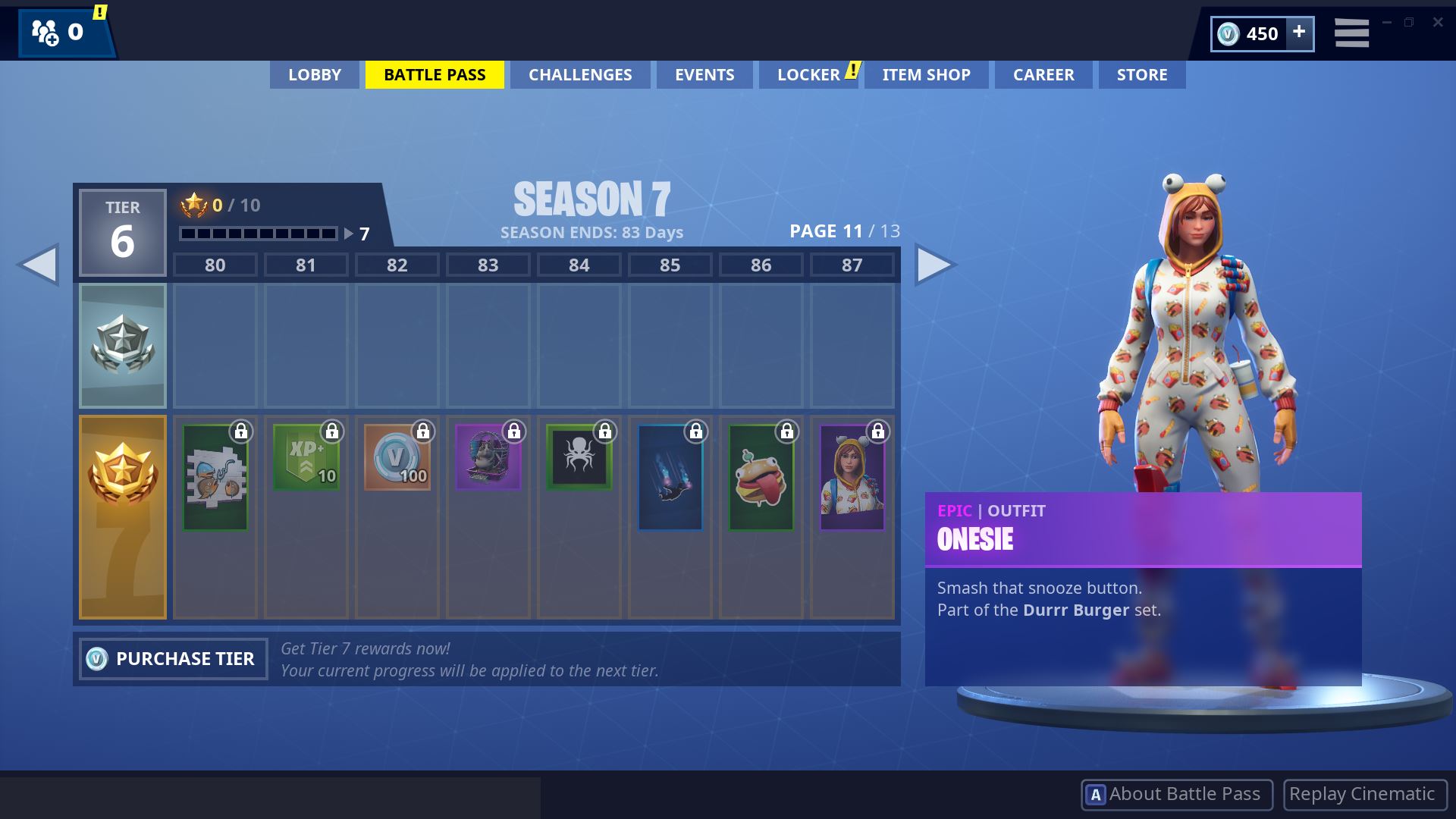 Fortnite Season 7 Battle Pass Page 11