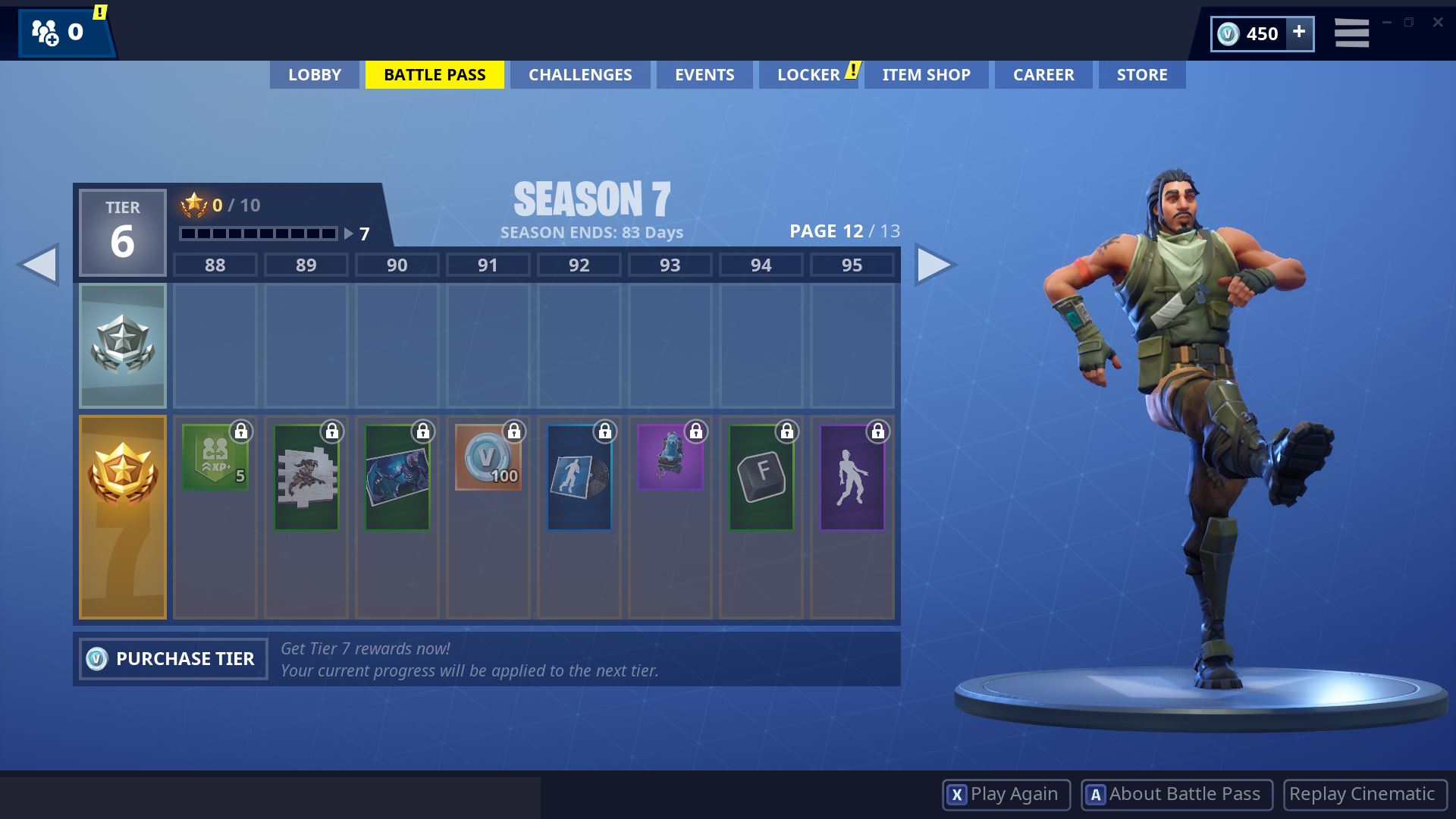 Fortnite Season 7 Battle Pass Page 12