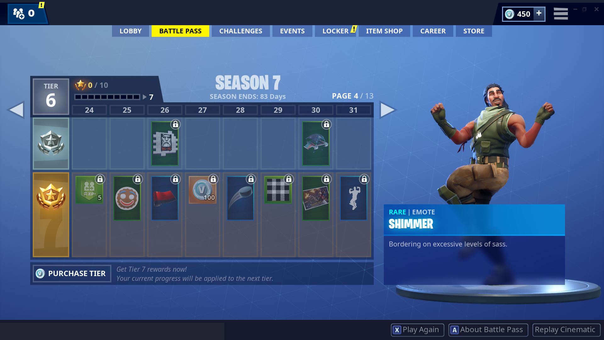 Fortnite Season 7 Battle Pass Page 4