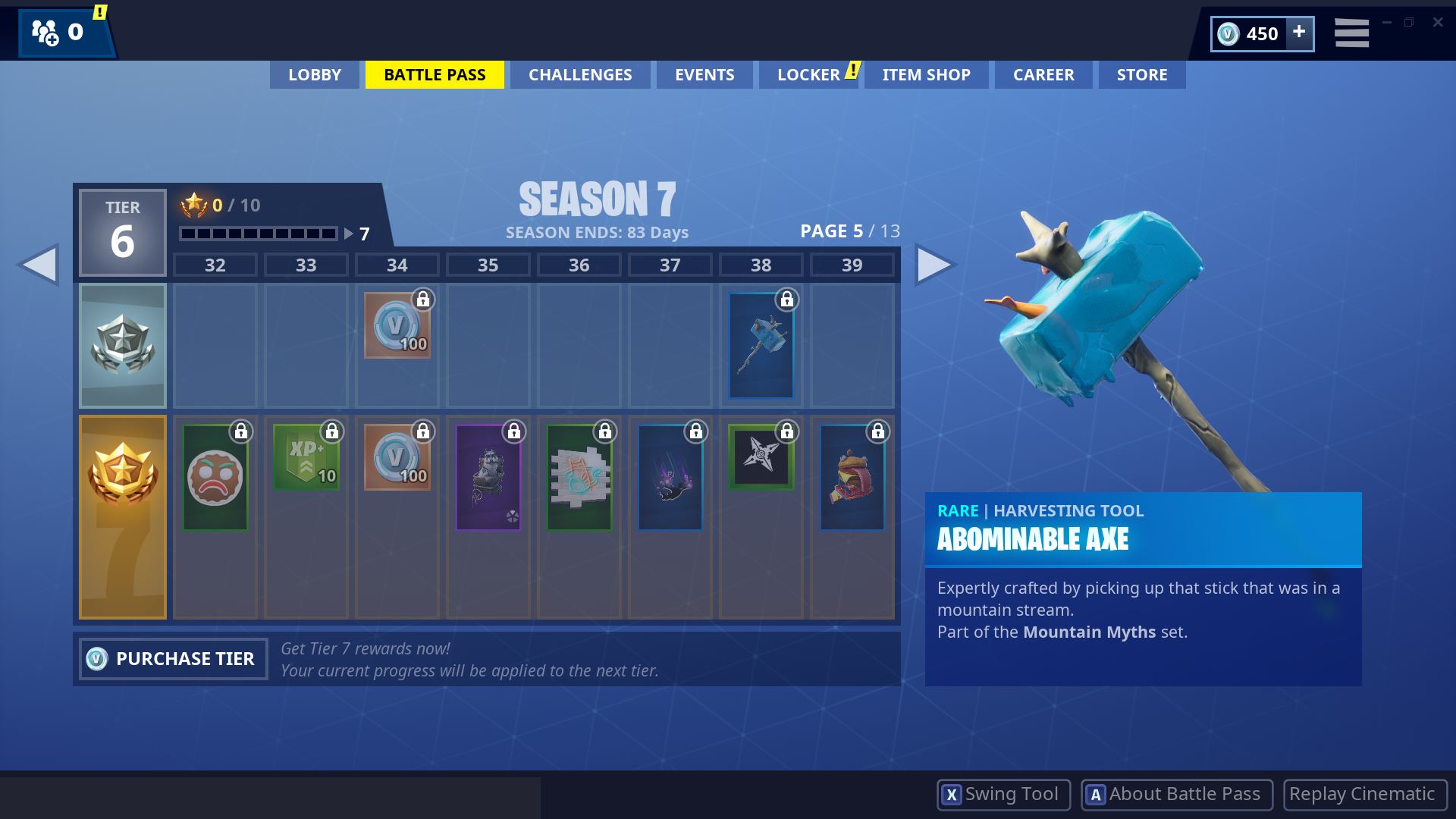 Fortnite Season 7 Battle Pass Page 5