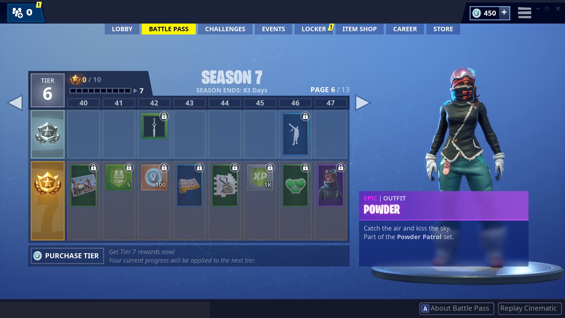 Fortnite Season 7 Battle Pass Page 6