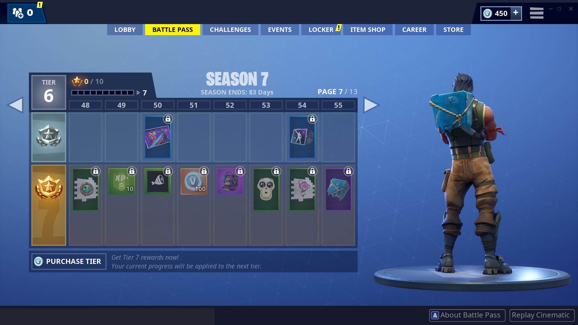 Fortnite Season 7 Battle Pass Page 7