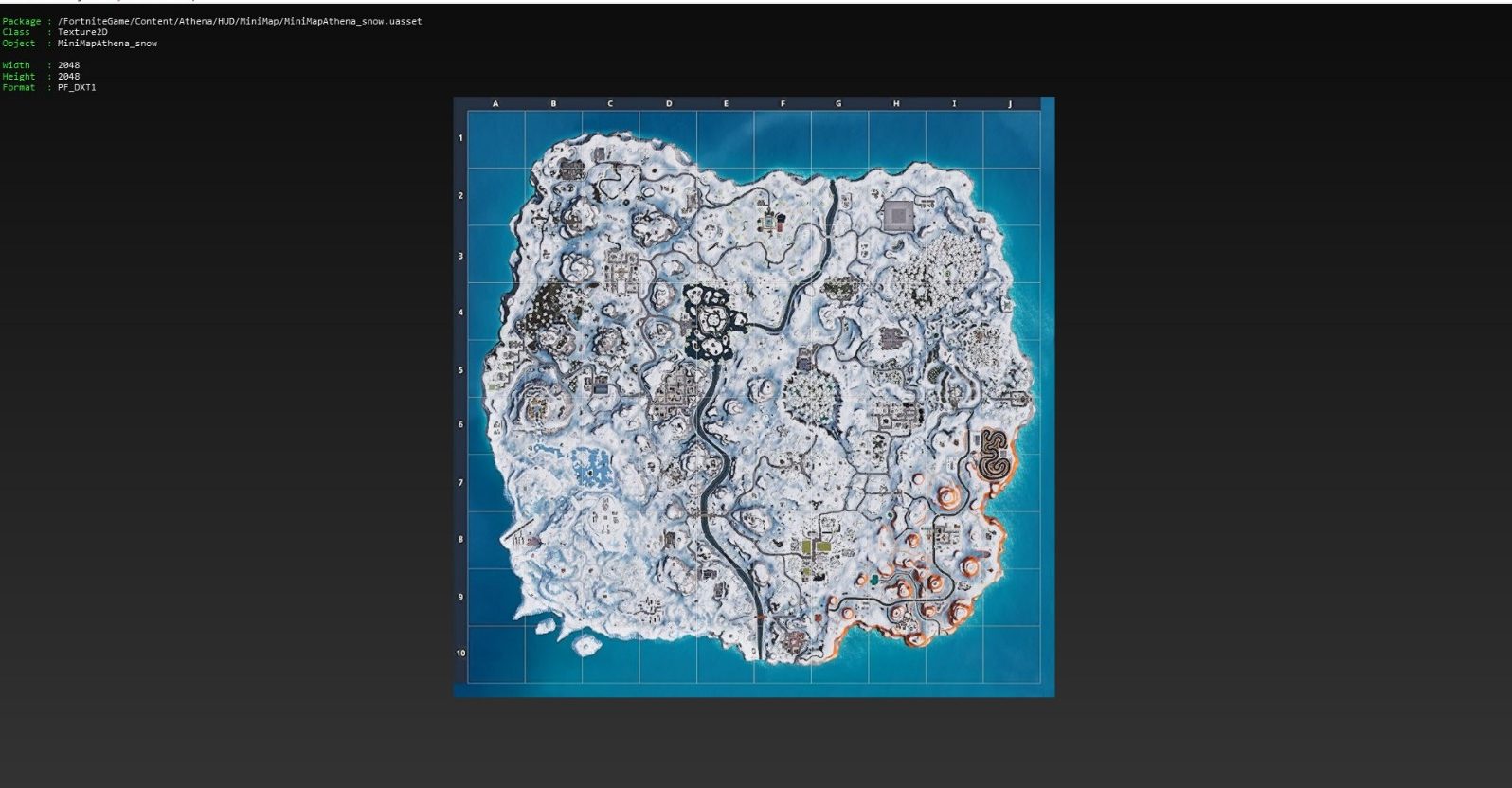 Fortnite Snow Map in Files