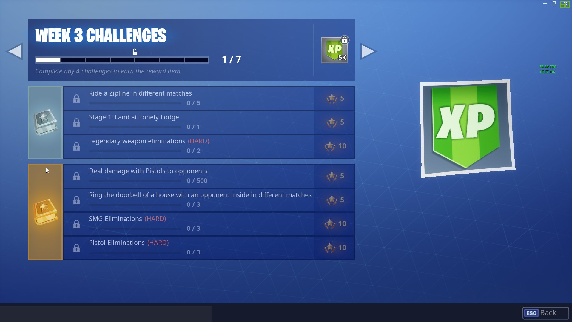 Leaked Fortnite Challenges for Season 7 week 3