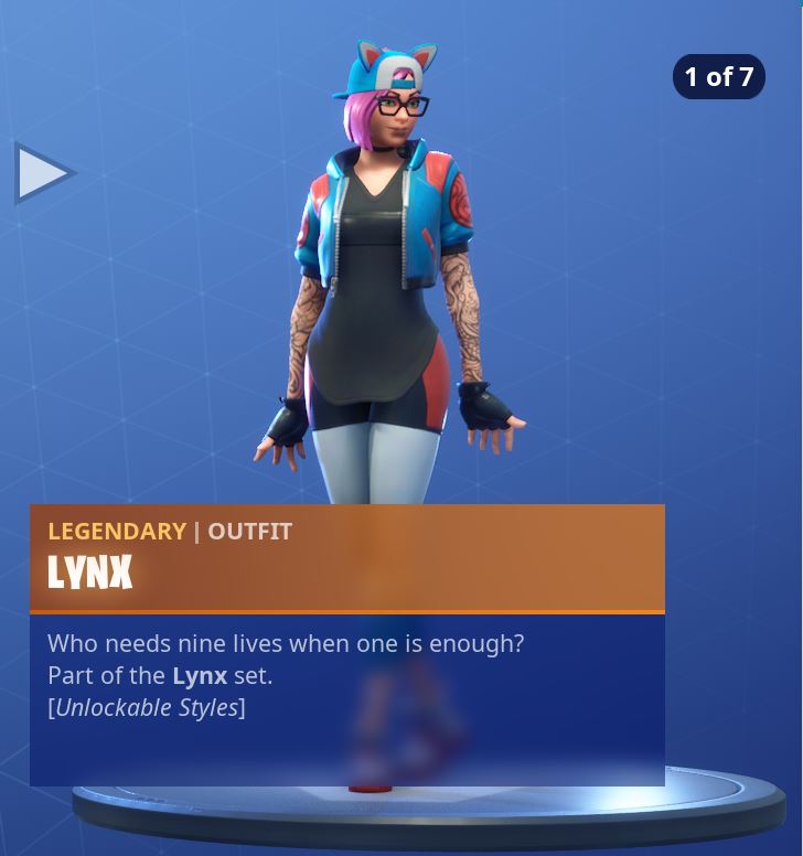Lynx Stage 1 of 7