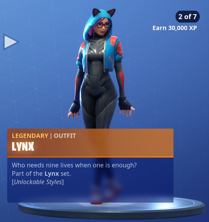 Lynx Stage 2 of 7
