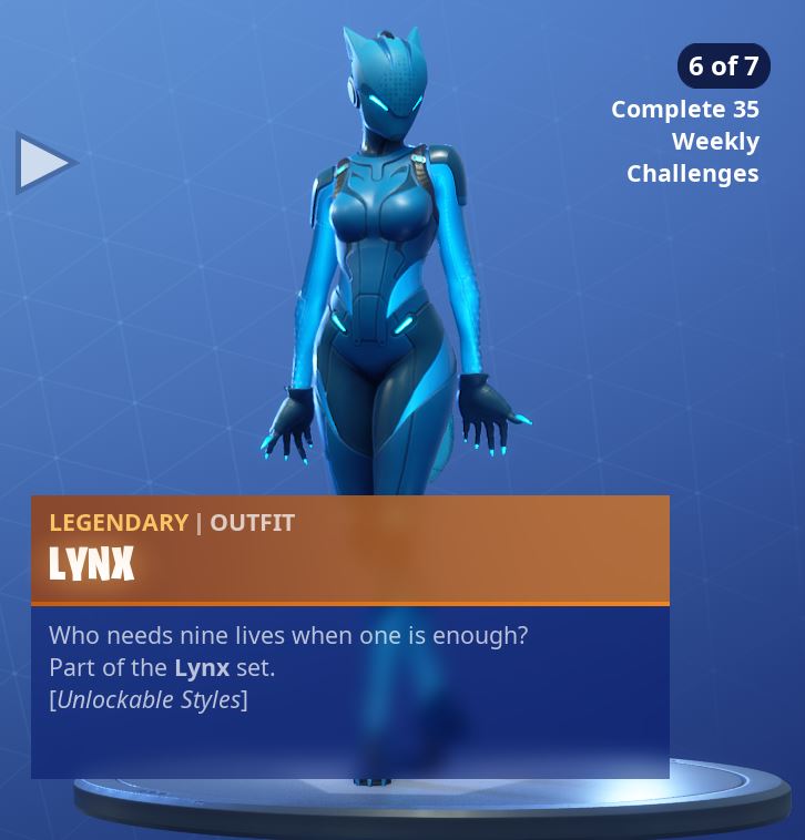 Lynx Stage 6 of 7